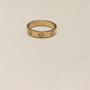 Cartier Love wedding band -Rose Gold
